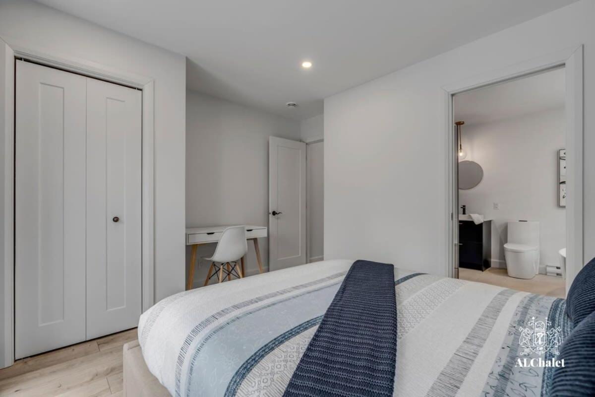 Chalet Bellevue Luxe Avec Spa Et Local A Velo Pont-Rouge Exteriér fotografie