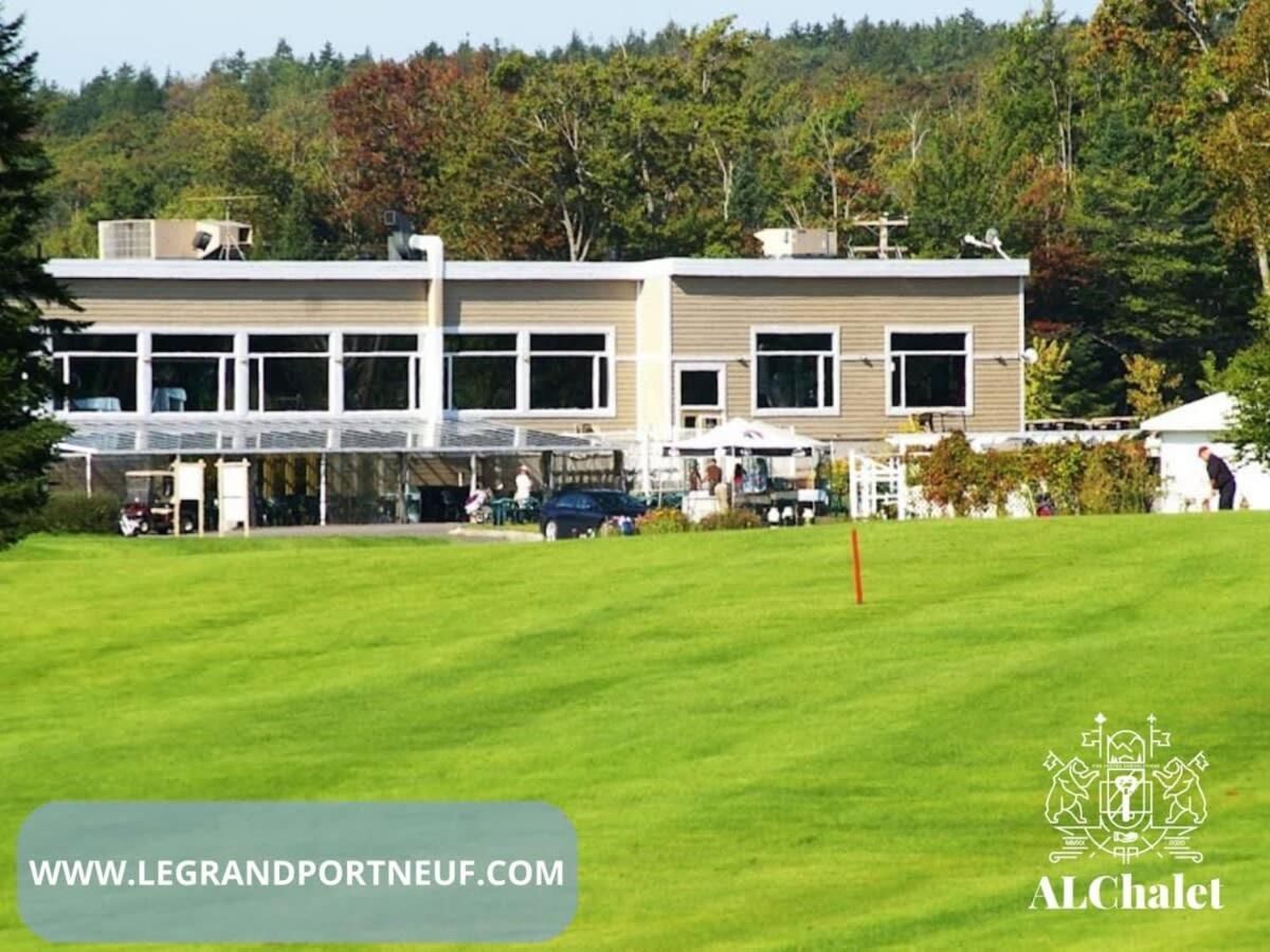 Chalet Bellevue Luxe Avec Spa Et Local A Velo Pont-Rouge Exteriér fotografie