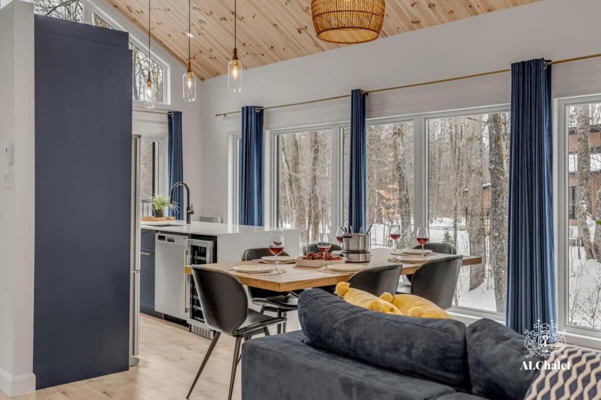 Chalet Bellevue Luxe Avec Spa Et Local A Velo Pont-Rouge Exteriér fotografie
