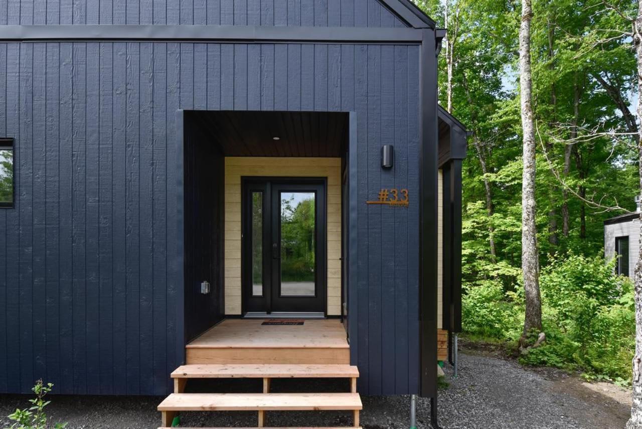 Chalet Bellevue Luxe Avec Spa Et Local A Velo Pont-Rouge Exteriér fotografie